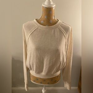 Cream colored sweater, perfect condition